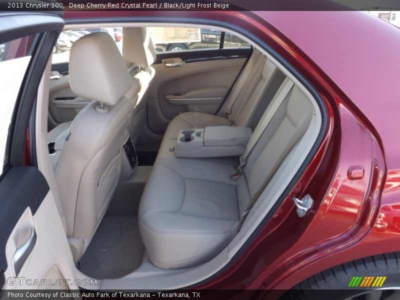 Deep Cherry Red Crystal Pearl / Black/Light Frost Beige 2013 Chrysler 300