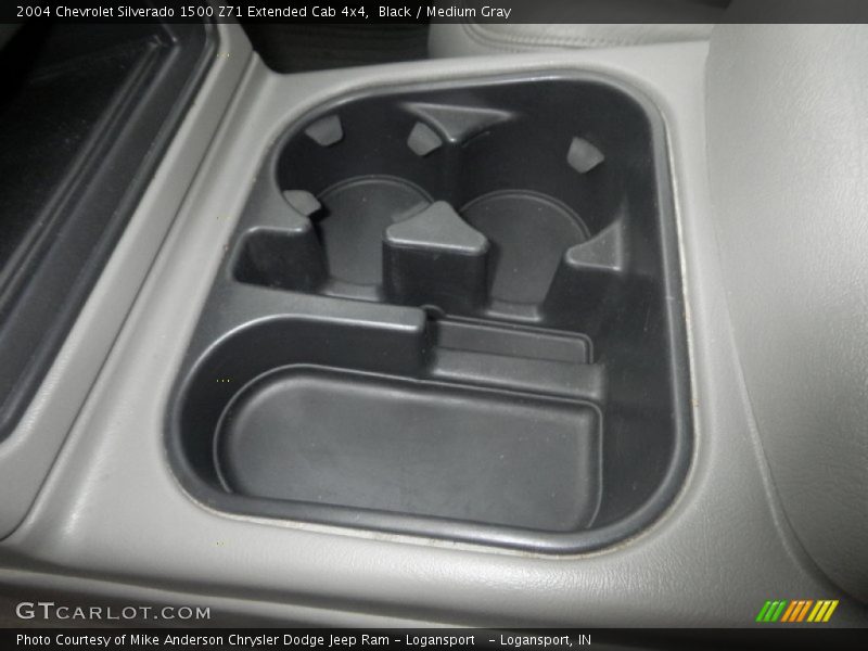Black / Medium Gray 2004 Chevrolet Silverado 1500 Z71 Extended Cab 4x4