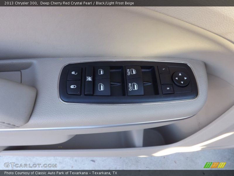 Deep Cherry Red Crystal Pearl / Black/Light Frost Beige 2013 Chrysler 300