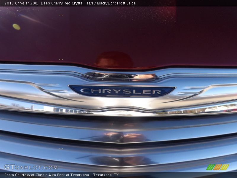 Deep Cherry Red Crystal Pearl / Black/Light Frost Beige 2013 Chrysler 300