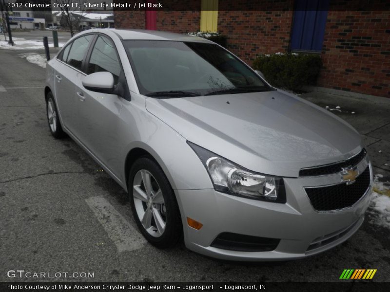 Silver Ice Metallic / Jet Black 2012 Chevrolet Cruze LT