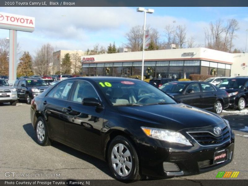 Black / Bisque 2010 Toyota Camry LE