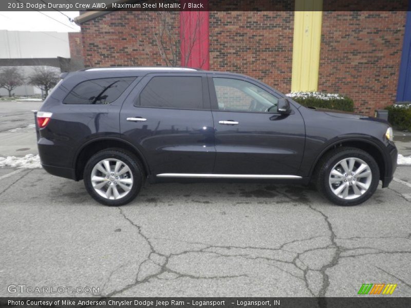 Maximum Steel Metallic / Black 2013 Dodge Durango Crew AWD