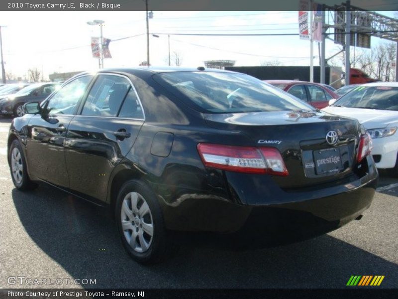 Black / Bisque 2010 Toyota Camry LE