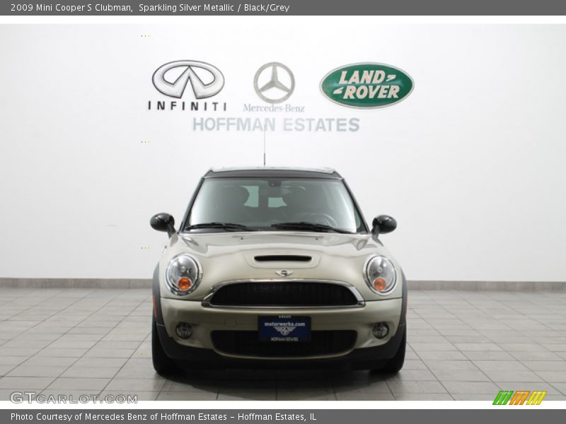Sparkling Silver Metallic / Black/Grey 2009 Mini Cooper S Clubman