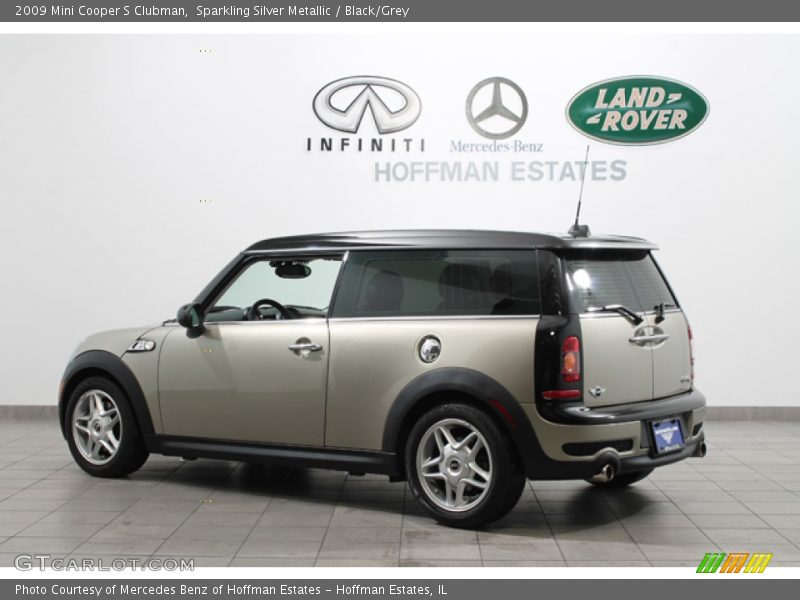Sparkling Silver Metallic / Black/Grey 2009 Mini Cooper S Clubman