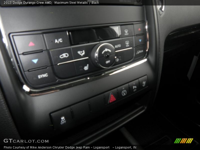 Maximum Steel Metallic / Black 2013 Dodge Durango Crew AWD
