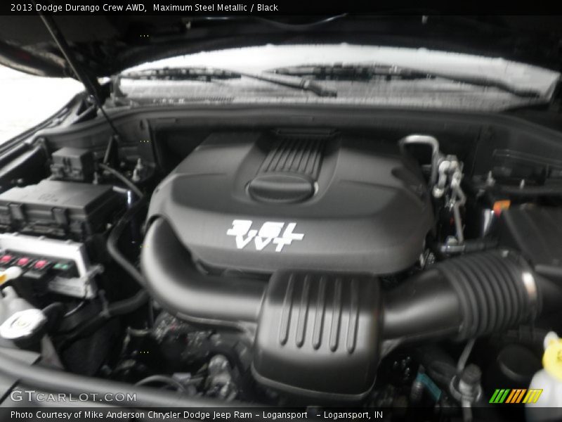 Maximum Steel Metallic / Black 2013 Dodge Durango Crew AWD