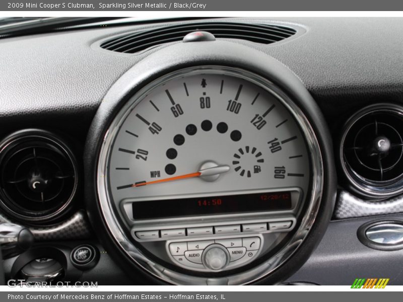 Sparkling Silver Metallic / Black/Grey 2009 Mini Cooper S Clubman
