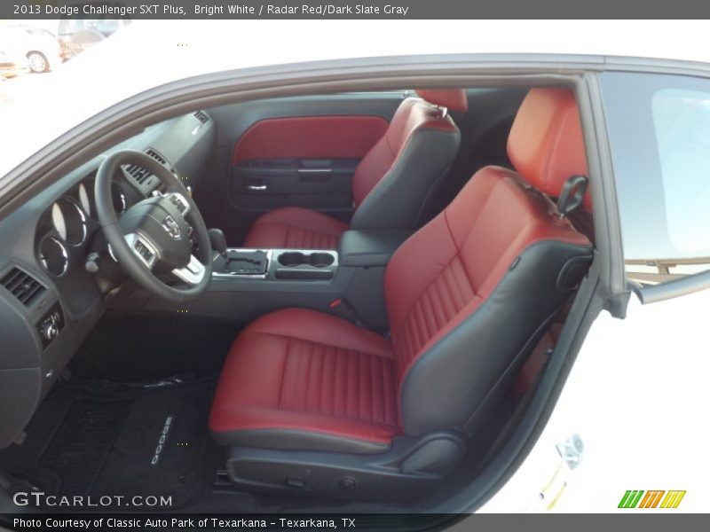 Front Seat of 2013 Challenger SXT Plus
