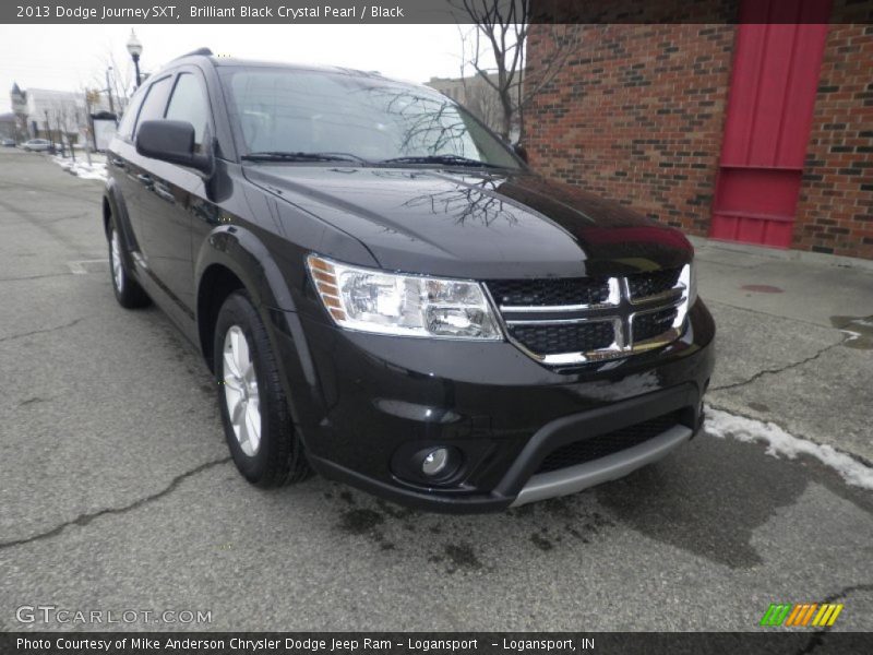 Brilliant Black Crystal Pearl / Black 2013 Dodge Journey SXT