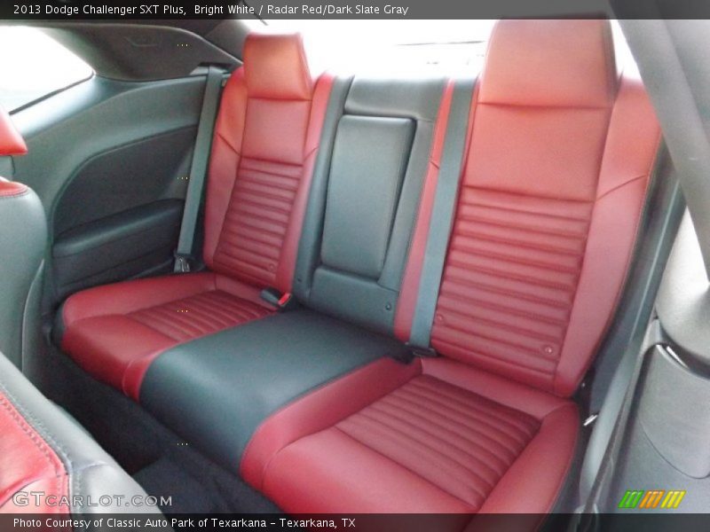 Rear Seat of 2013 Challenger SXT Plus