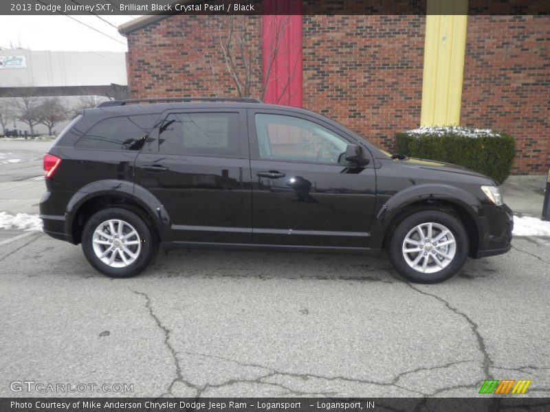 Brilliant Black Crystal Pearl / Black 2013 Dodge Journey SXT
