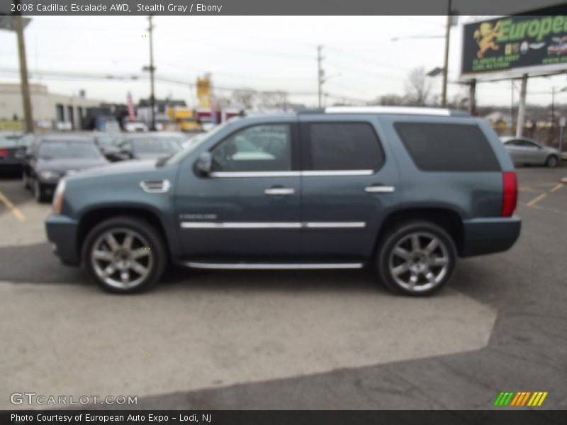 Stealth Gray / Ebony 2008 Cadillac Escalade AWD