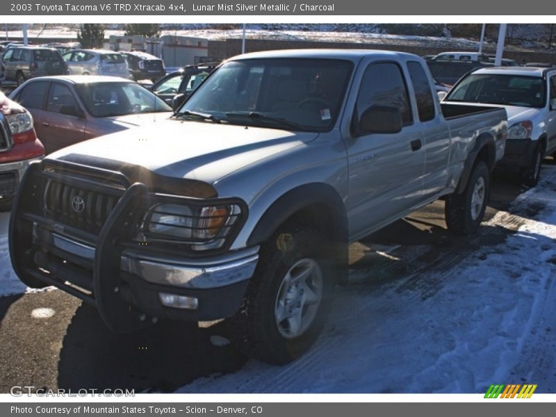 Lunar Mist Silver Metallic / Charcoal 2003 Toyota Tacoma V6 TRD Xtracab 4x4