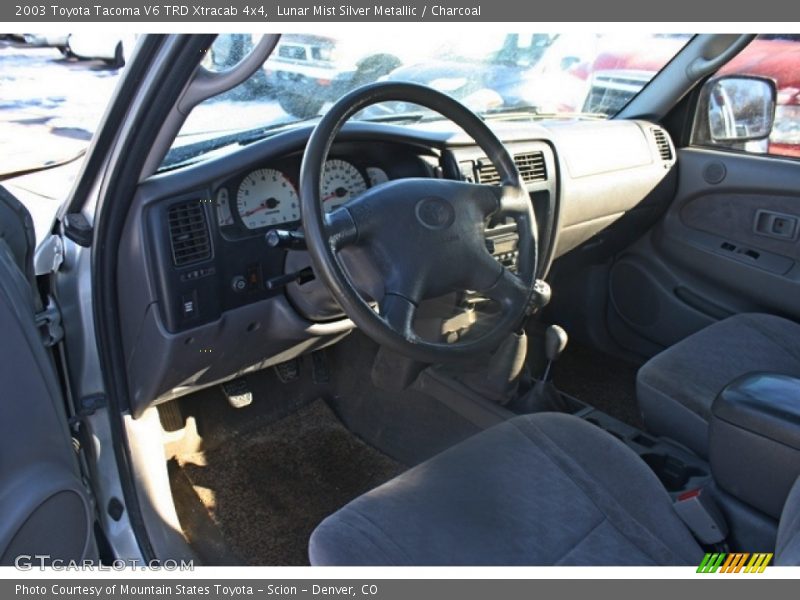 Lunar Mist Silver Metallic / Charcoal 2003 Toyota Tacoma V6 TRD Xtracab 4x4