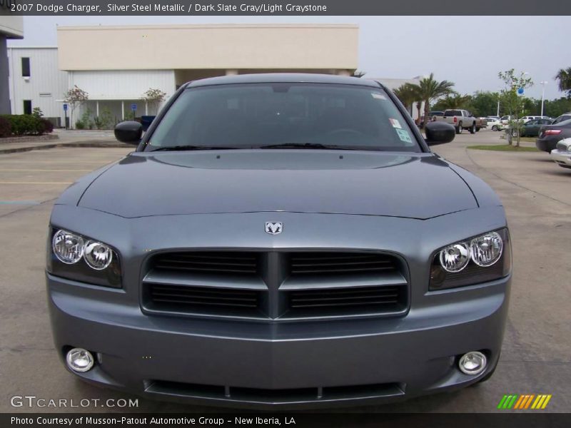 Silver Steel Metallic / Dark Slate Gray/Light Graystone 2007 Dodge Charger