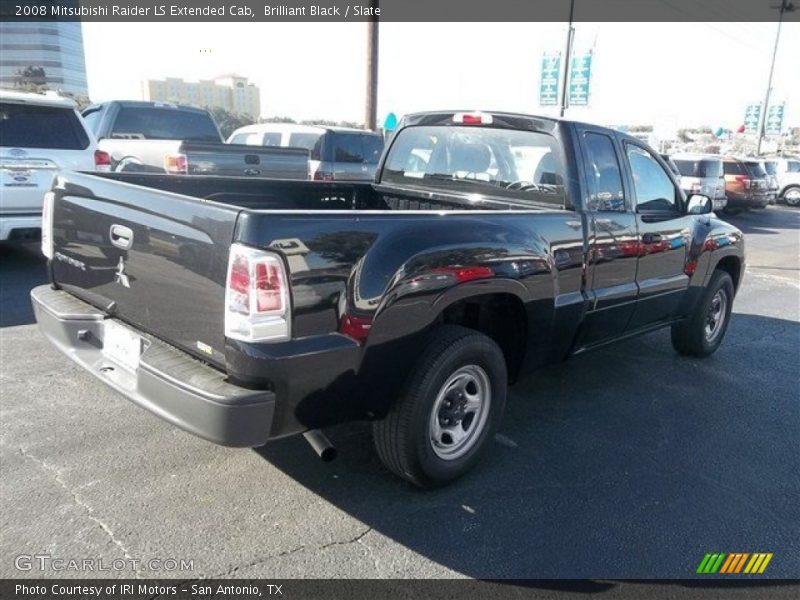 Brilliant Black / Slate 2008 Mitsubishi Raider LS Extended Cab