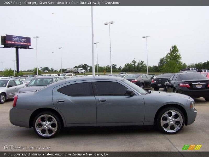 Silver Steel Metallic / Dark Slate Gray/Light Graystone 2007 Dodge Charger