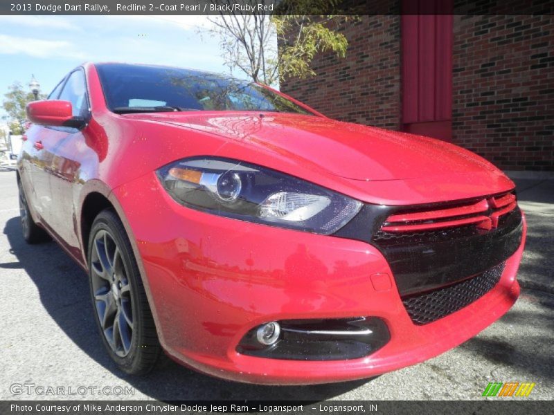 Redline 2-Coat Pearl / Black/Ruby Red 2013 Dodge Dart Rallye