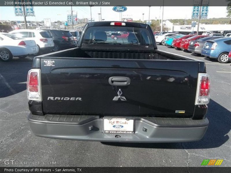 Brilliant Black / Slate 2008 Mitsubishi Raider LS Extended Cab