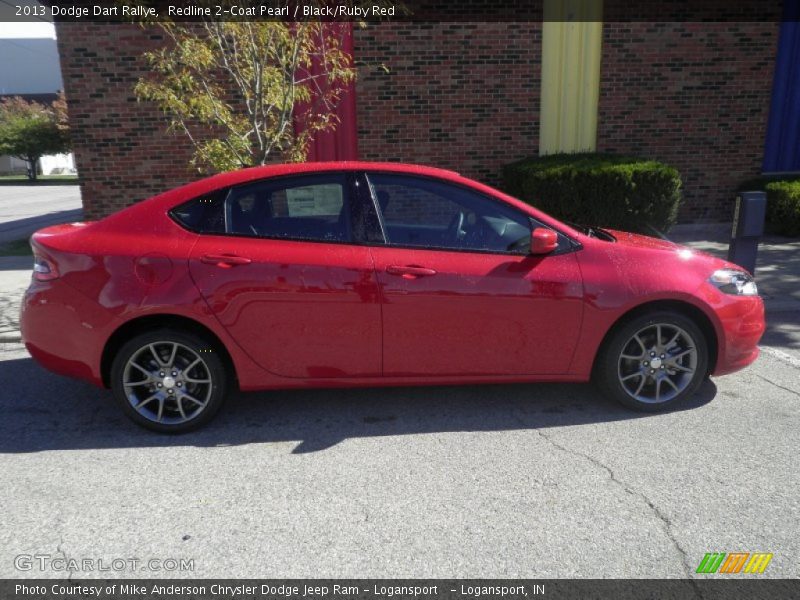 Redline 2-Coat Pearl / Black/Ruby Red 2013 Dodge Dart Rallye