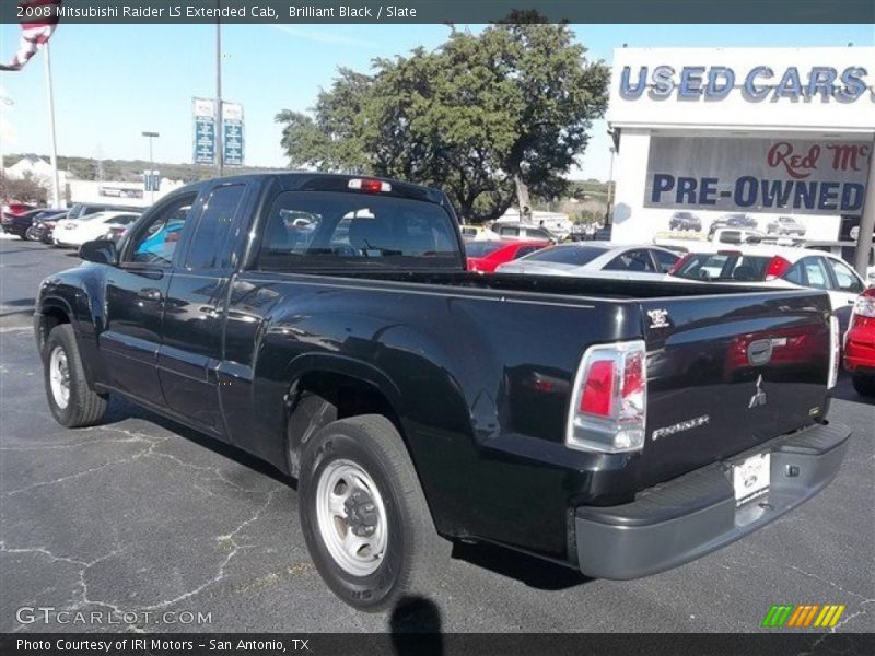 Brilliant Black / Slate 2008 Mitsubishi Raider LS Extended Cab