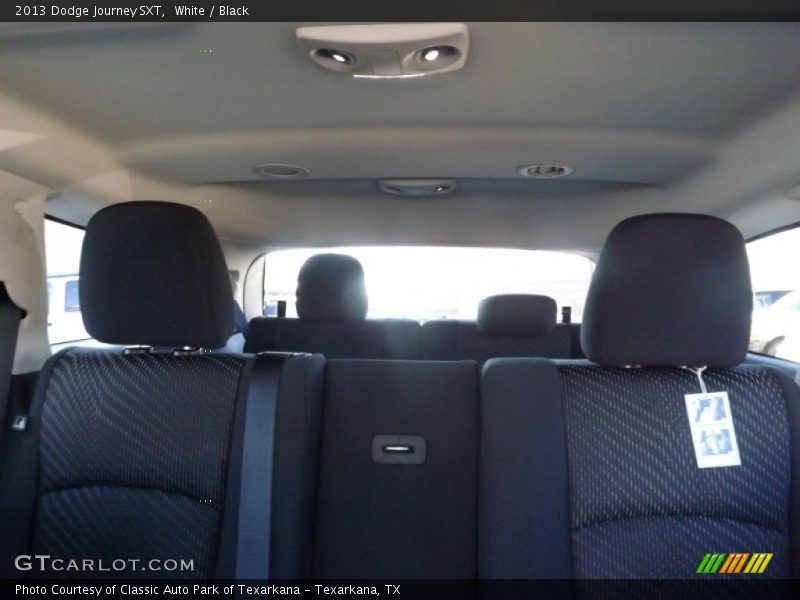 White / Black 2013 Dodge Journey SXT