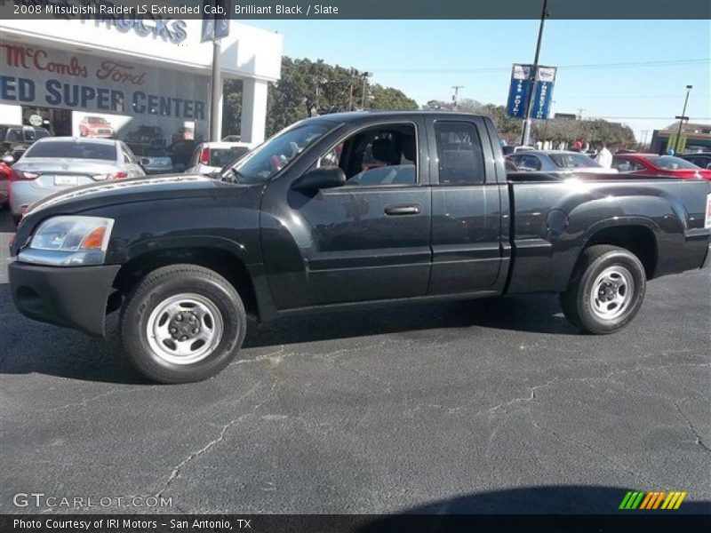 Brilliant Black / Slate 2008 Mitsubishi Raider LS Extended Cab