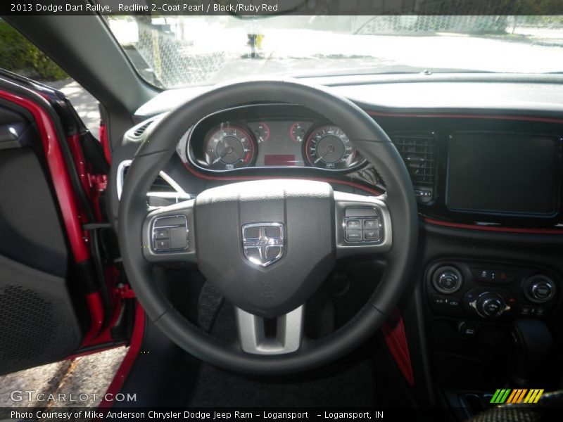 Redline 2-Coat Pearl / Black/Ruby Red 2013 Dodge Dart Rallye
