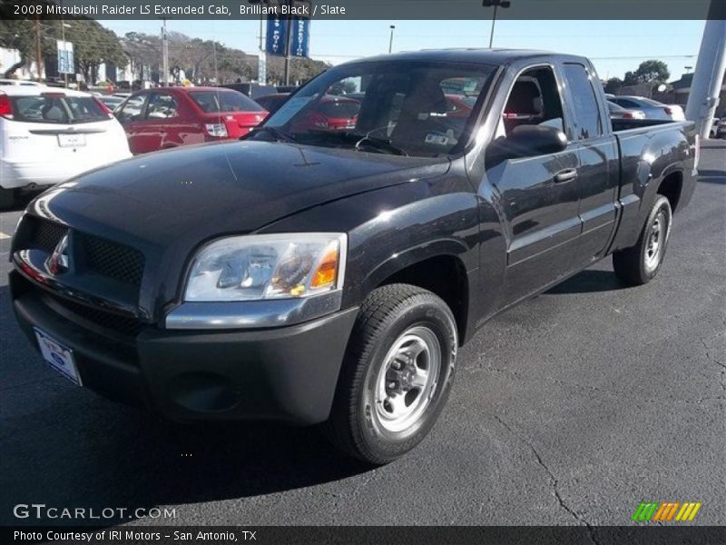 Brilliant Black / Slate 2008 Mitsubishi Raider LS Extended Cab