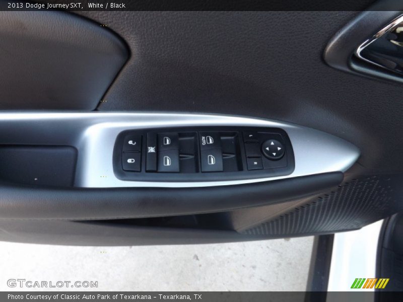 White / Black 2013 Dodge Journey SXT