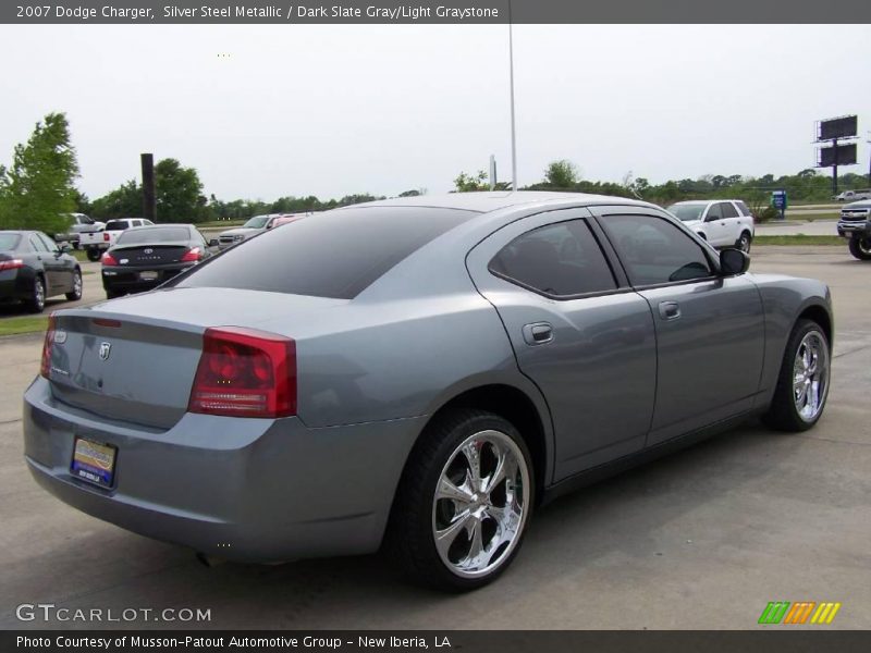 Silver Steel Metallic / Dark Slate Gray/Light Graystone 2007 Dodge Charger