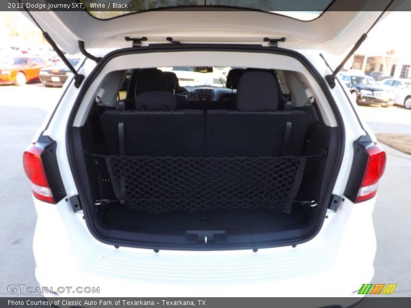 White / Black 2013 Dodge Journey SXT