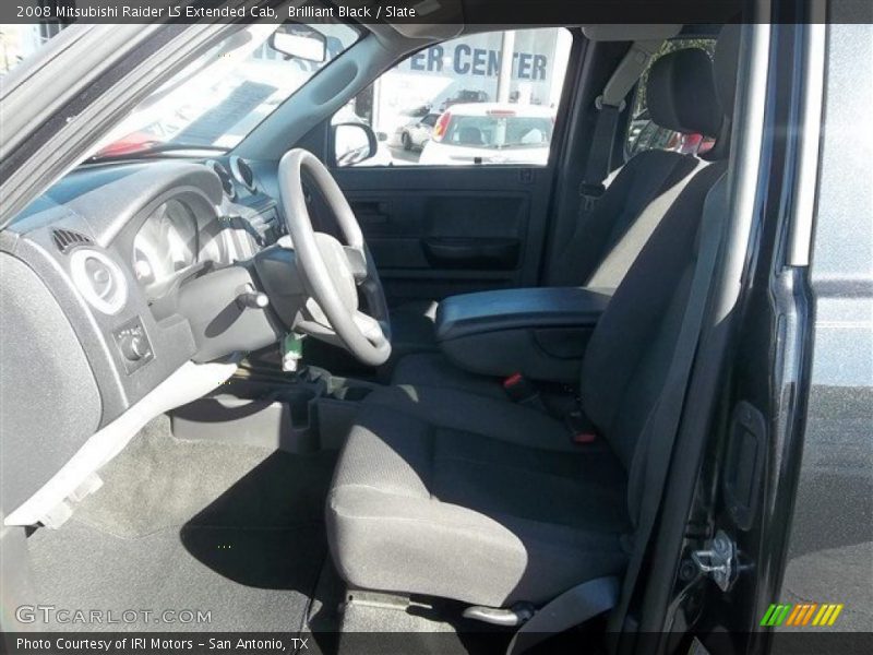 Brilliant Black / Slate 2008 Mitsubishi Raider LS Extended Cab