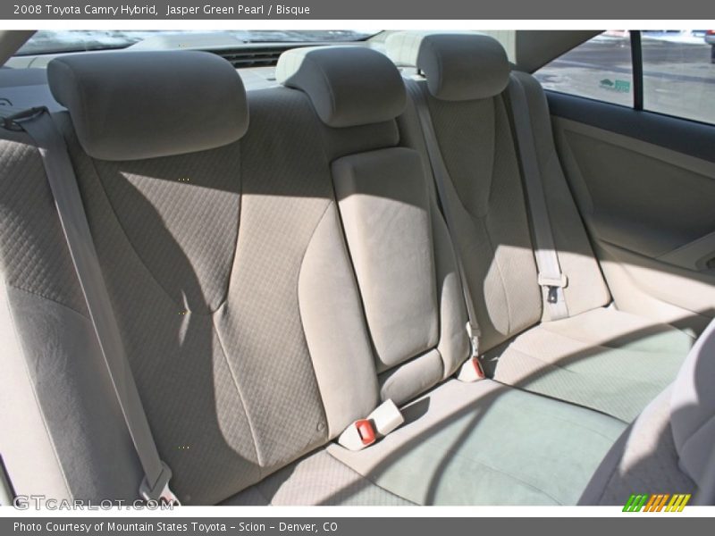 Jasper Green Pearl / Bisque 2008 Toyota Camry Hybrid