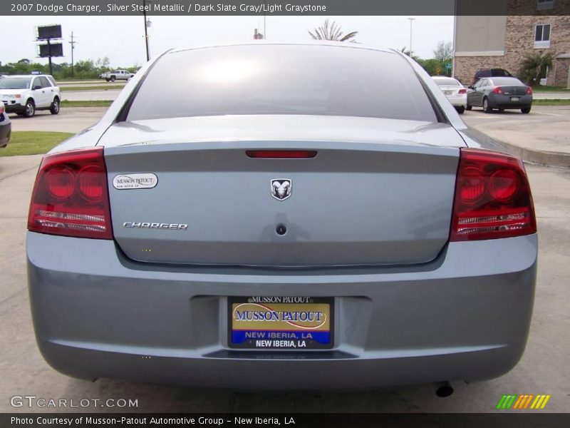 Silver Steel Metallic / Dark Slate Gray/Light Graystone 2007 Dodge Charger