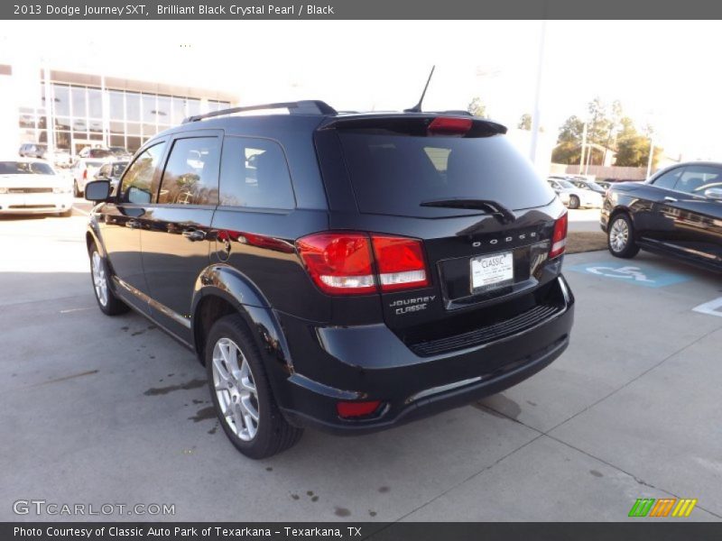 Brilliant Black Crystal Pearl / Black 2013 Dodge Journey SXT