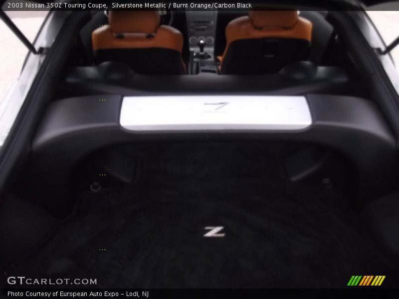 Silverstone Metallic / Burnt Orange/Carbon Black 2003 Nissan 350Z Touring Coupe