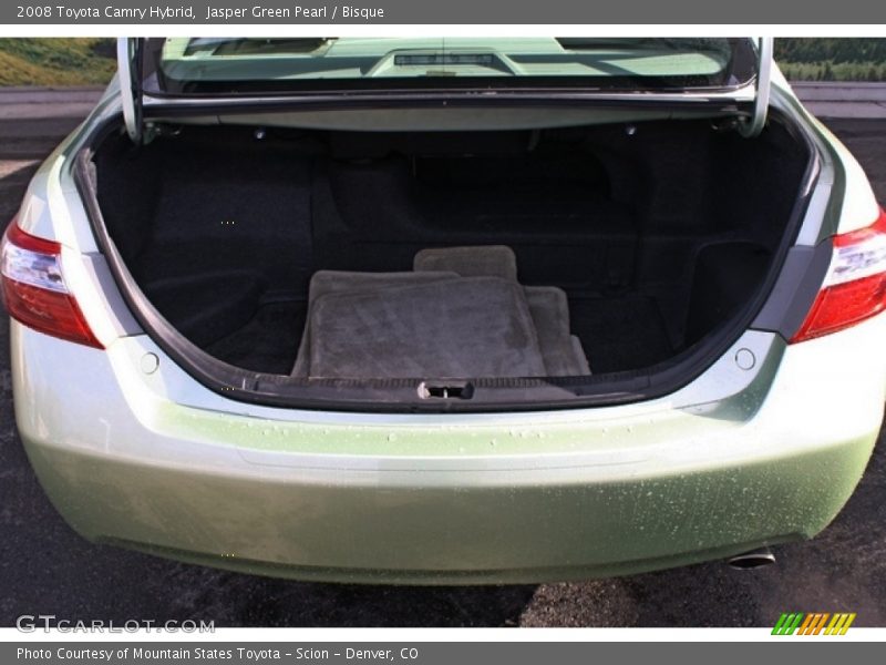 Jasper Green Pearl / Bisque 2008 Toyota Camry Hybrid