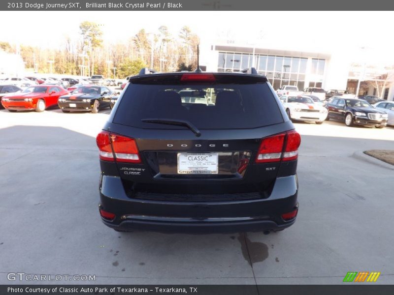 Brilliant Black Crystal Pearl / Black 2013 Dodge Journey SXT