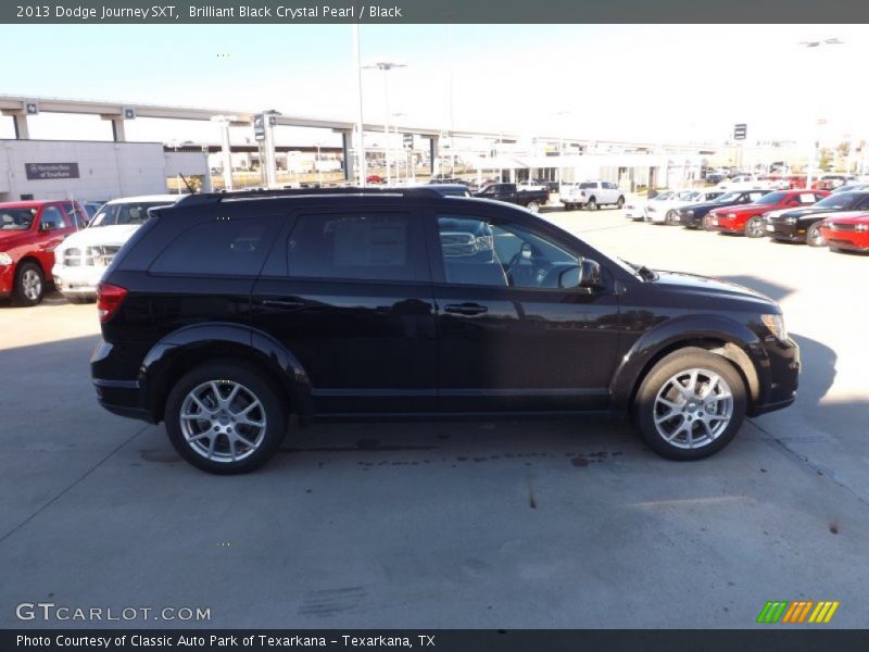Brilliant Black Crystal Pearl / Black 2013 Dodge Journey SXT