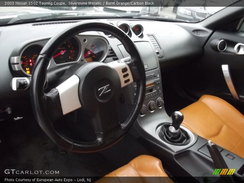  2003 350Z Touring Coupe Burnt Orange/Carbon Black Interior