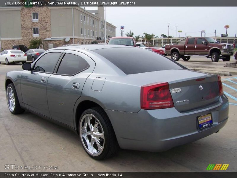 Silver Steel Metallic / Dark Slate Gray/Light Graystone 2007 Dodge Charger