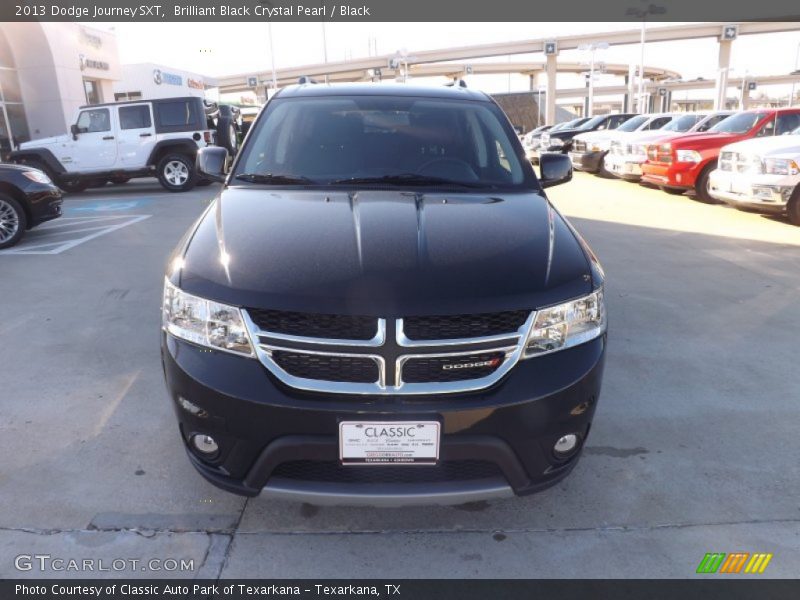 Brilliant Black Crystal Pearl / Black 2013 Dodge Journey SXT