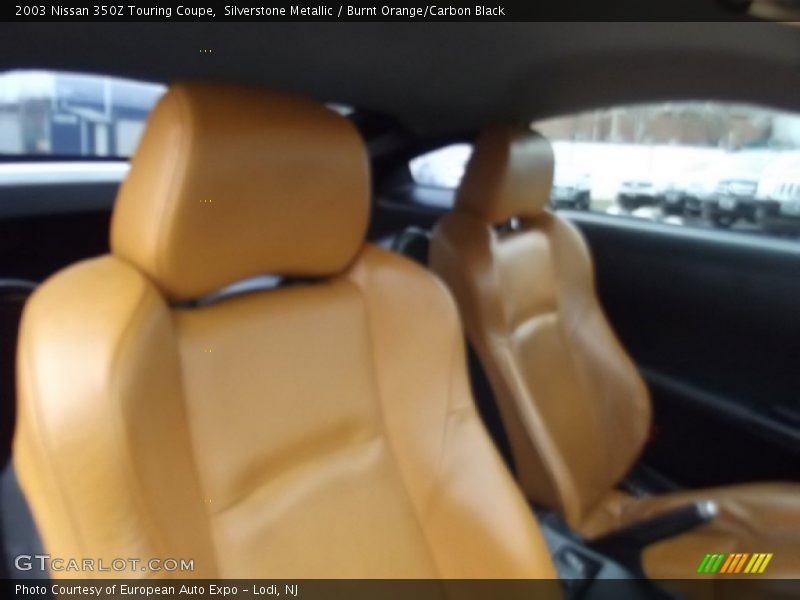 Silverstone Metallic / Burnt Orange/Carbon Black 2003 Nissan 350Z Touring Coupe