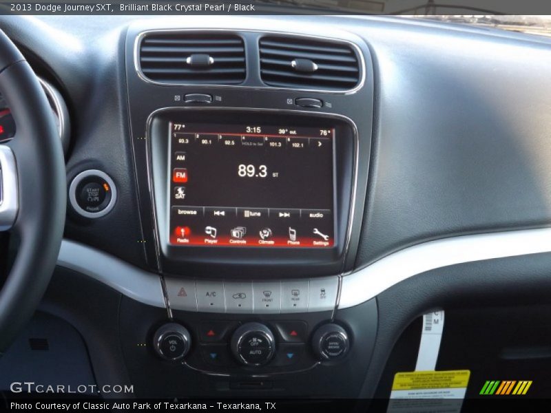 Brilliant Black Crystal Pearl / Black 2013 Dodge Journey SXT