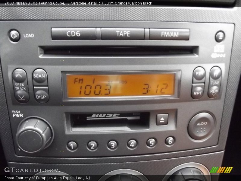 Audio System of 2003 350Z Touring Coupe