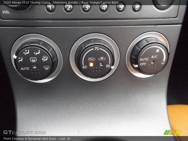 Controls of 2003 350Z Touring Coupe