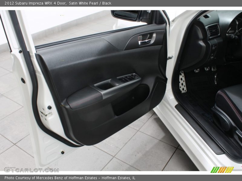 Satin White Pearl / Black 2012 Subaru Impreza WRX 4 Door